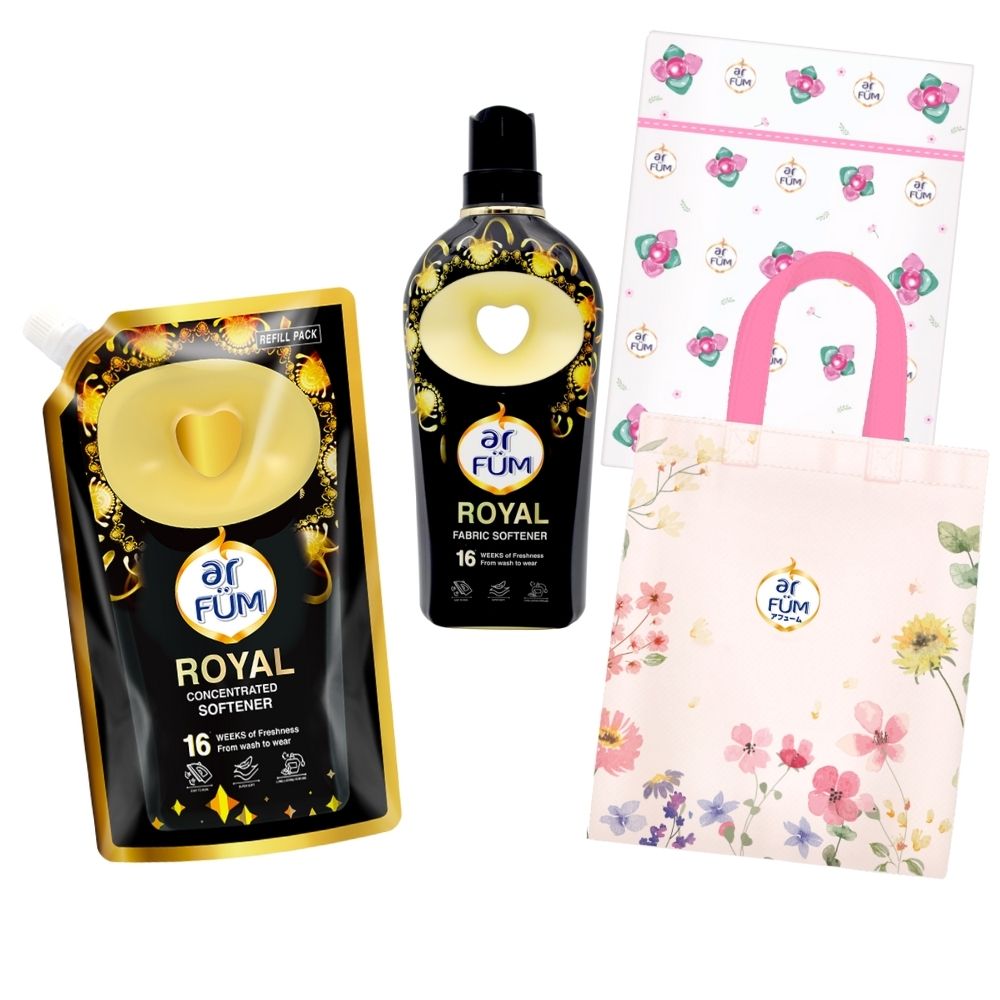 【900ml+1500ml 】Black Label アフューム(arFUM) クラシックロイヤル(ROYAL) イチジクとシダーウッドの香り 本体+詰め替え用 +洗濯ネット+エコバック
