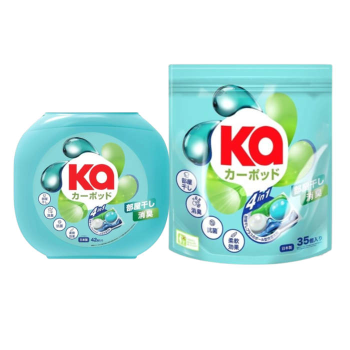 【77粒】カーポッド 部屋干しEX 本体+詰め替えセット