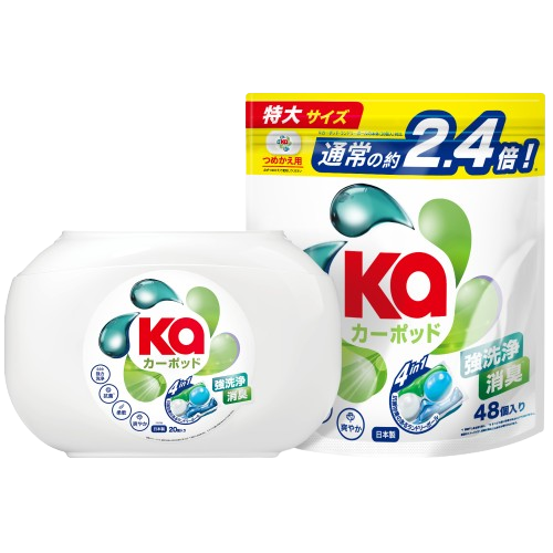 【68粒】カーポッド 本体+詰め替えセット