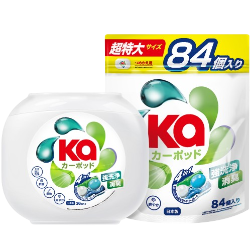 【120粒】カーポッド 本体+詰め替えセット