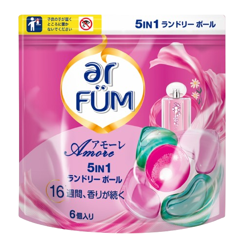 【6粒】arFUM Amore ベルガモットとジャスミンの香り 詰め替え用