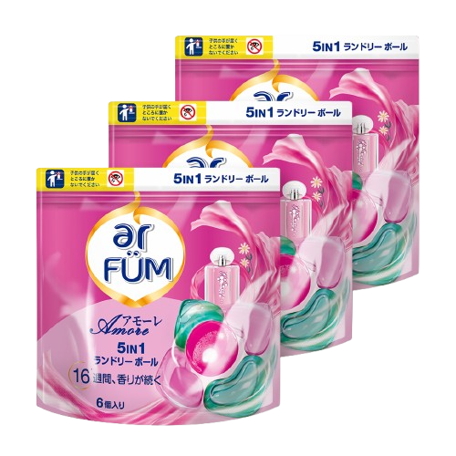 【6粒×3袋】arFUM Amore ベルガモットとジャスミンの香り 詰め替え用