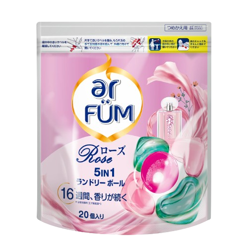 【20粒】arFUM Rose ローズとピーチの香り 詰め替え用