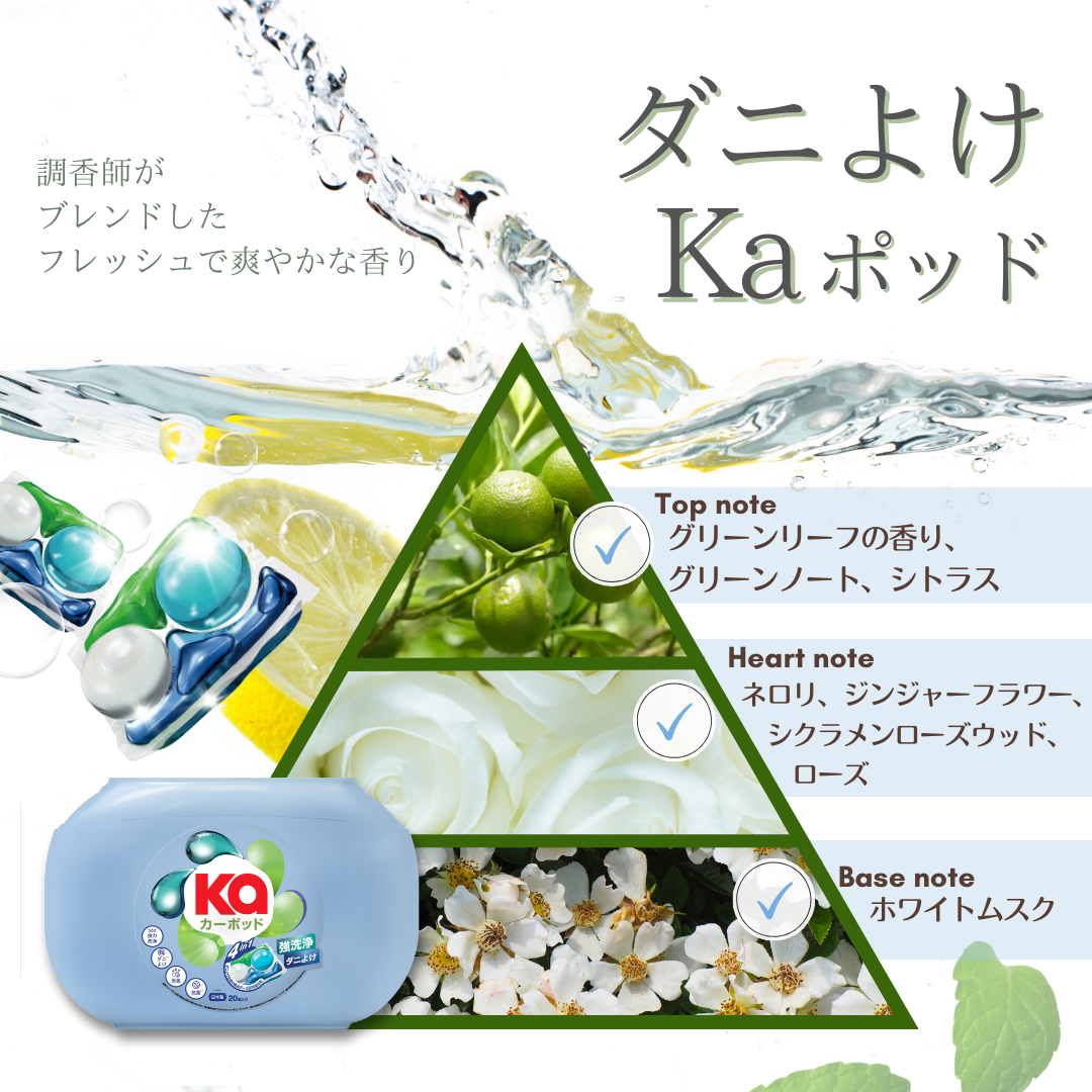 【56粒】ダニよけカーポッド Gel Magic Ball(ジェルマジックボール) 詰め替え