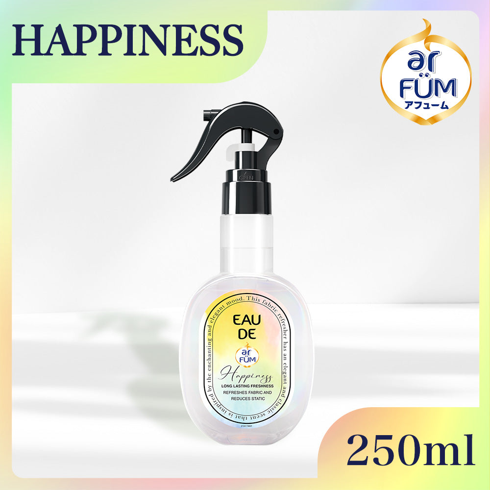 ヘチャン　ファブリックパフューム　消臭、芳香スプレー　香水 250ml】arFUM(アフューム) ファブリックスプレー Happiness 消臭効果