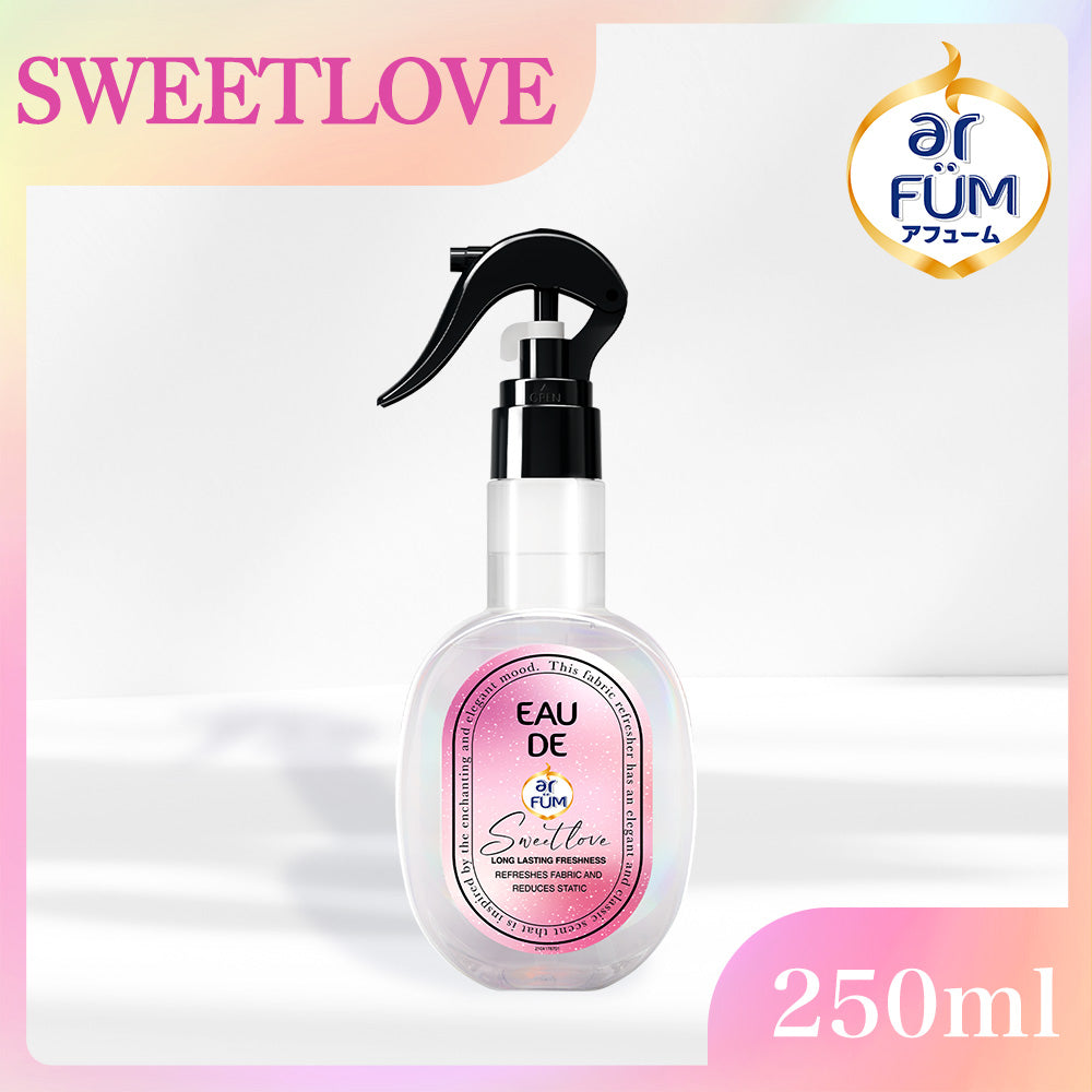 運気ＵＰ芳香スプレー 250ml】arFUM(アフューム) ファブリックスプレー Sweet Love 消臭効果