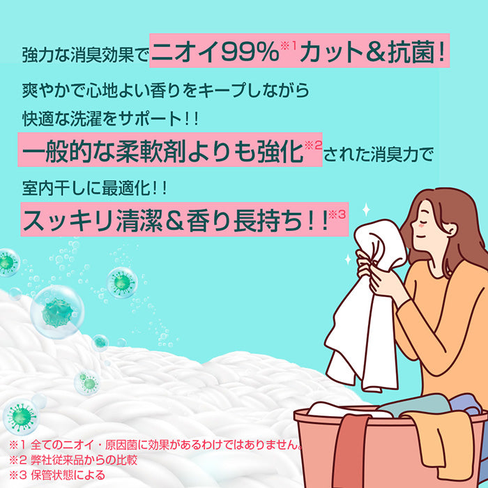 【セット】Walch(ウォルシュ) 32粒 本体+Touch of Ka ジンジャーフラワー 柔軟剤(タッチ オブ カー ジンジャーフラワー) 1000ml 本体