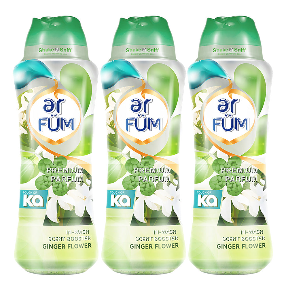 【500g×3】arFUM 香りビーズ ジンジャーフラワー ライラックとホワイトムスクの香り 本体