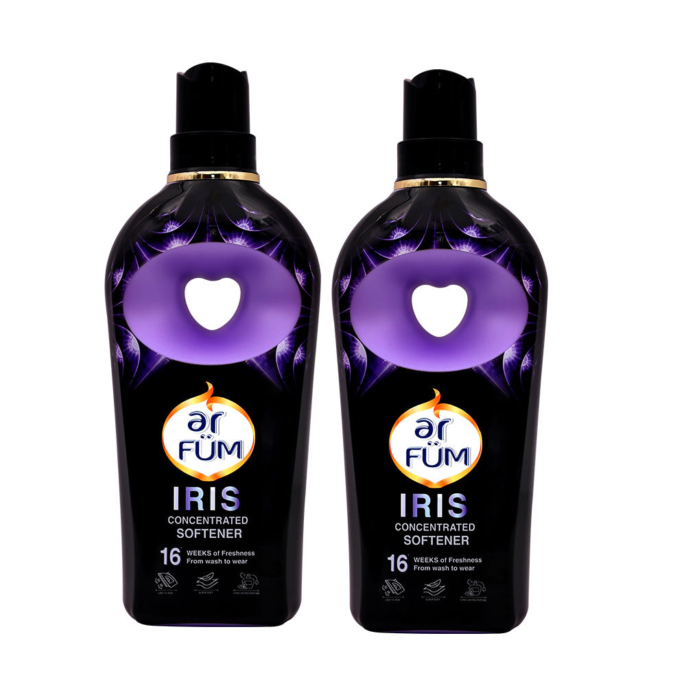 【900ml×2】アフューム(arFUM) 柔軟剤 ブラックレーベル (Black Label) ロマンティック アイリス (IRIS) バニラ&カカオの優しい香り本体