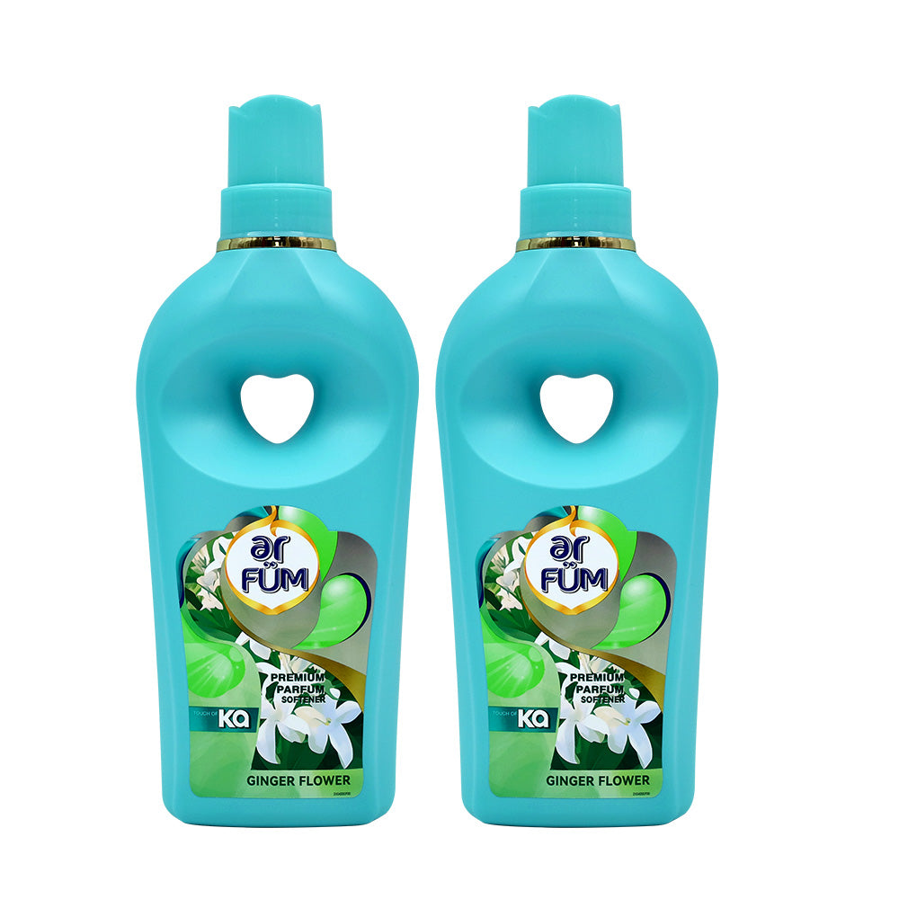 【1,000mL×2】タッチ オブ カー (Touch of Ka) 柔軟剤 ジンジャーフラワー フレッシュシトラスの香り 本体