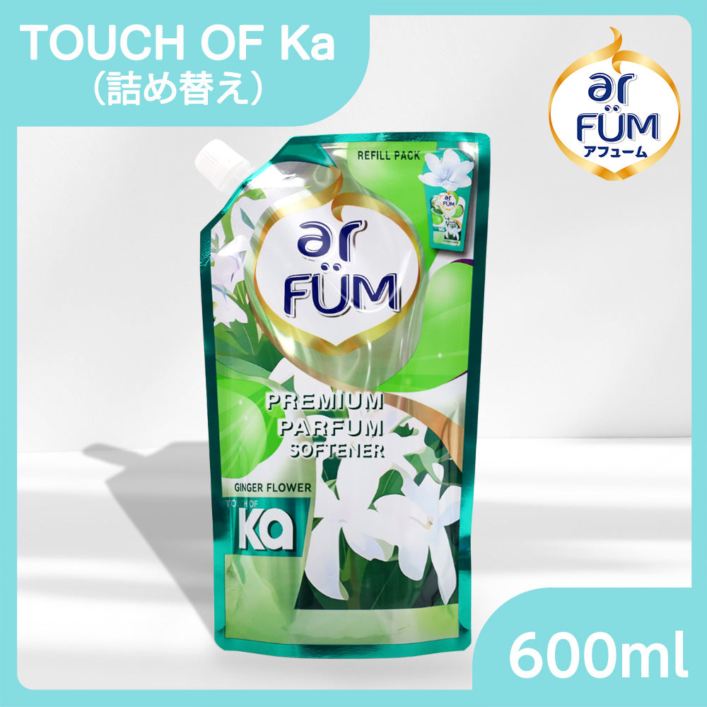 好評につき10/16日以降順次発送予定!【600ml】Touch of Ka ジンジャーフラワー フレッシュシトラスの香り 詰め替え用