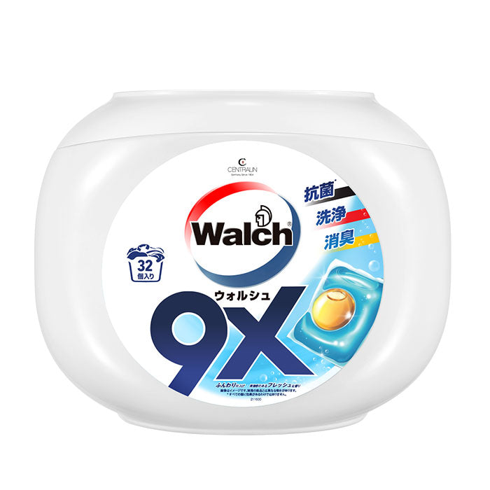 【セット】Walch(ウォルシュ) 32粒 本体+Touch of Ka ジンジャーフラワー 柔軟剤(タッチ オブ カー ジンジャーフラワー) 1000ml 本体