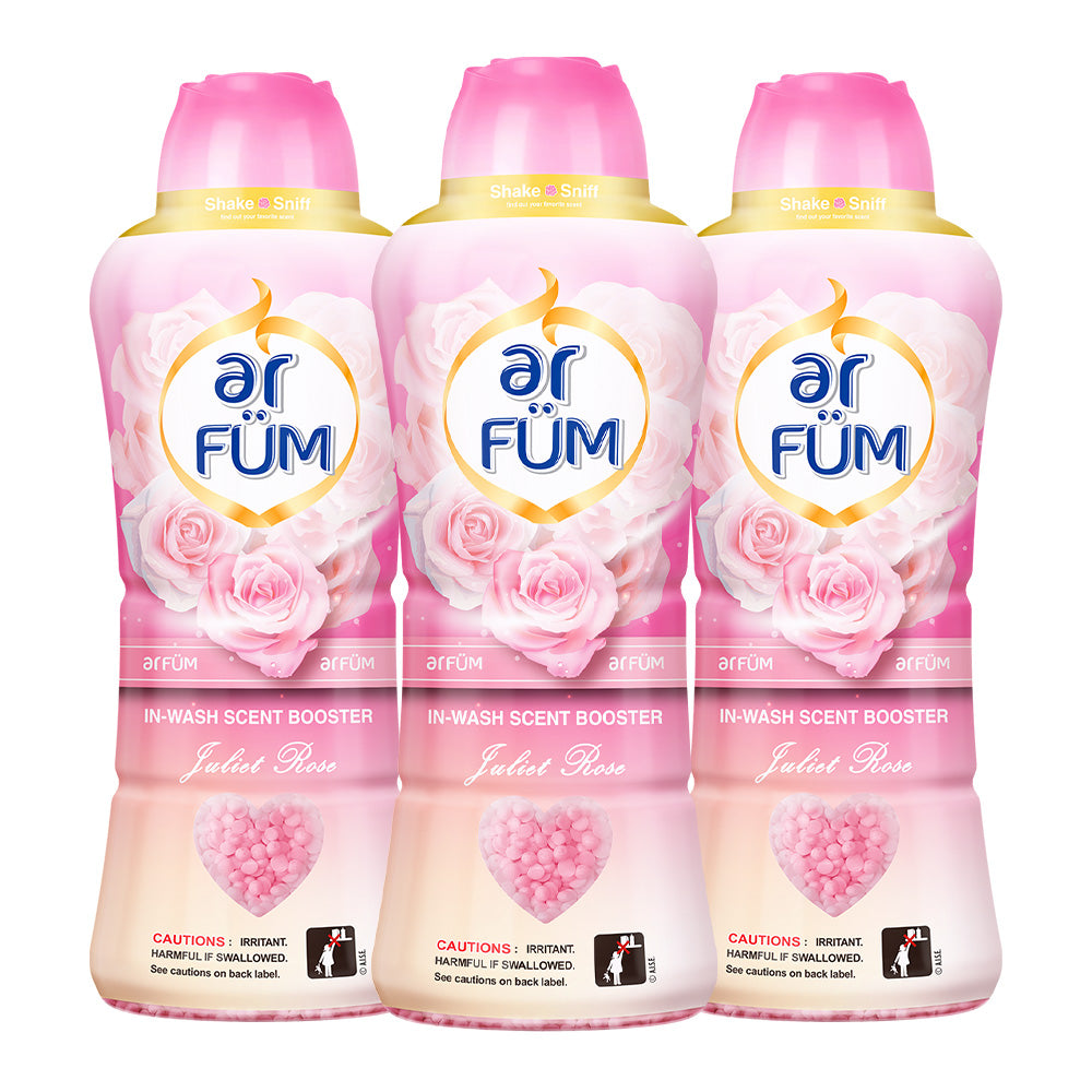 【1820mL×3】アフューム (arFUM) 香りビーズ ジュリエットローズ (Juliet Rose)ピーチとローズの柔らかな香り 本体