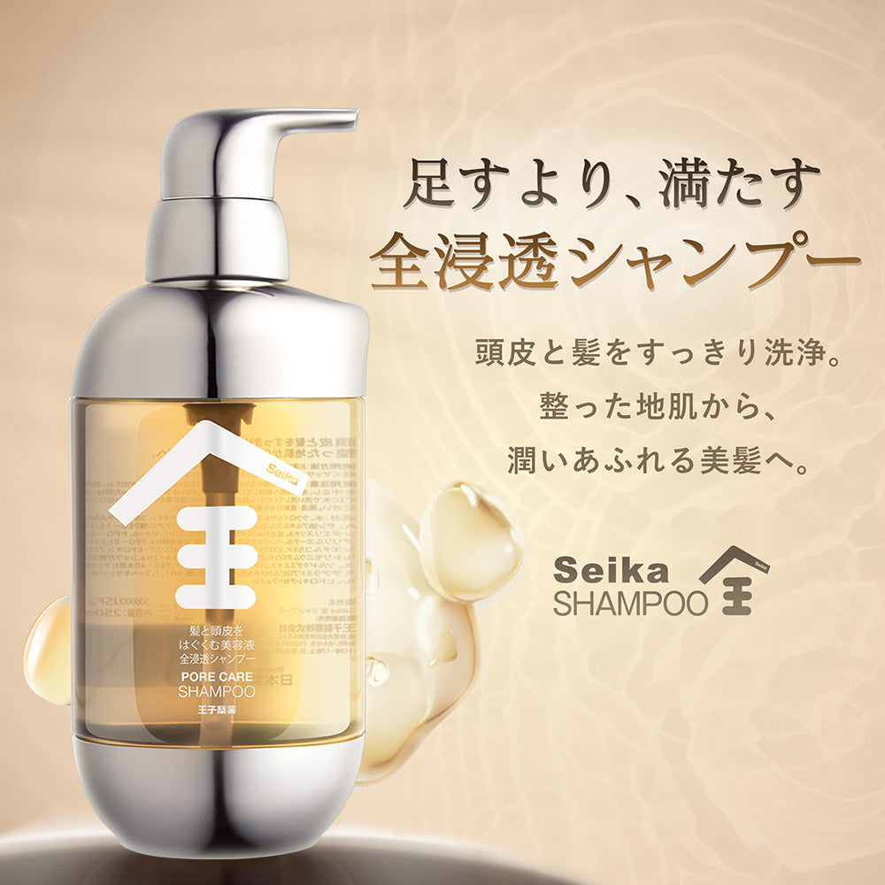 ミネラル成分配合シャンプー 400ml 4個セット セット】Seika全 シャンプー 400ml + Seika全 コンディショナー 400m