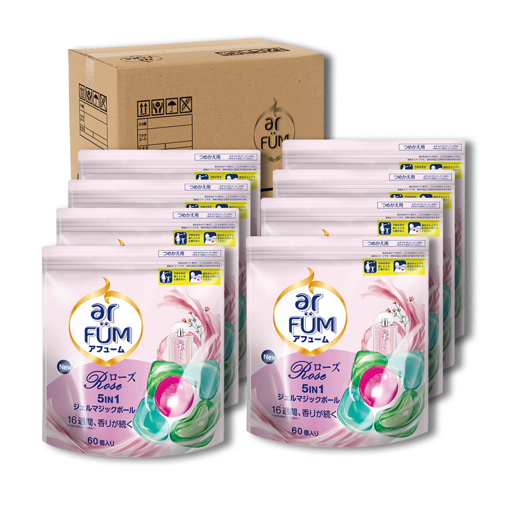 【60粒×8袋 】arFUM Rose ローズとピーチの香り 詰め替え用