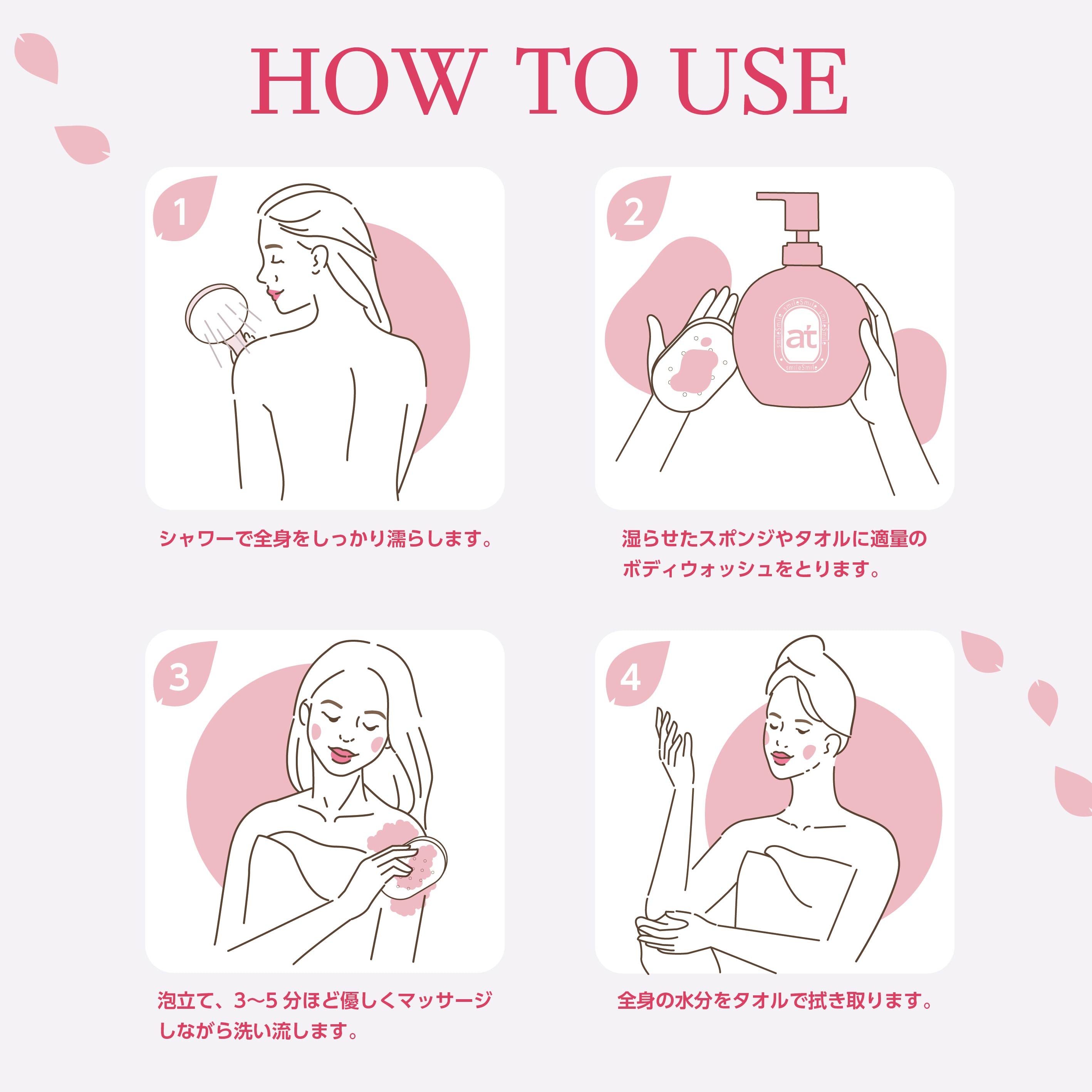 at ハンド&ボディウォッシュ サクラ(SAKURA)の香り hand body wash