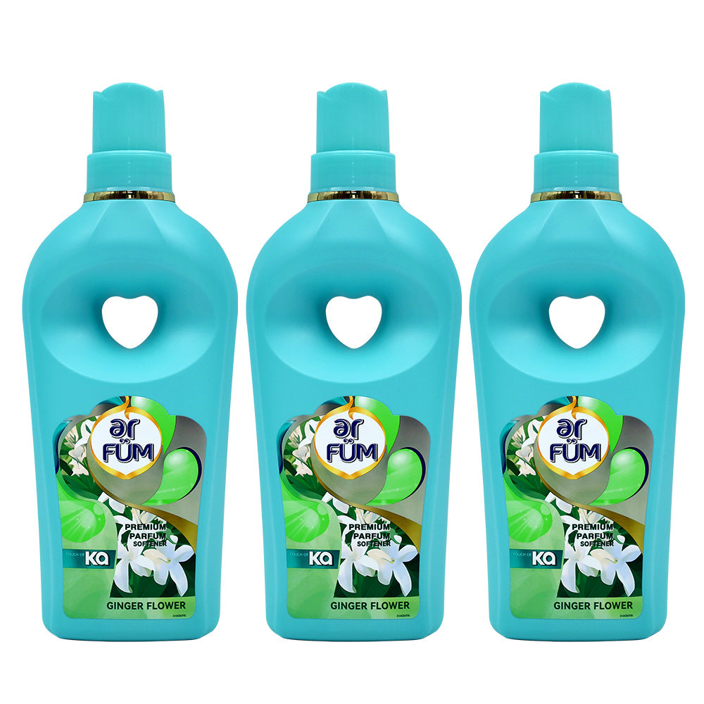 【1,000ml×3】タッチ オブ カー (Touch of Ka) 柔軟剤 ジンジャーフラワー フレッシュシトラスの香り 本体