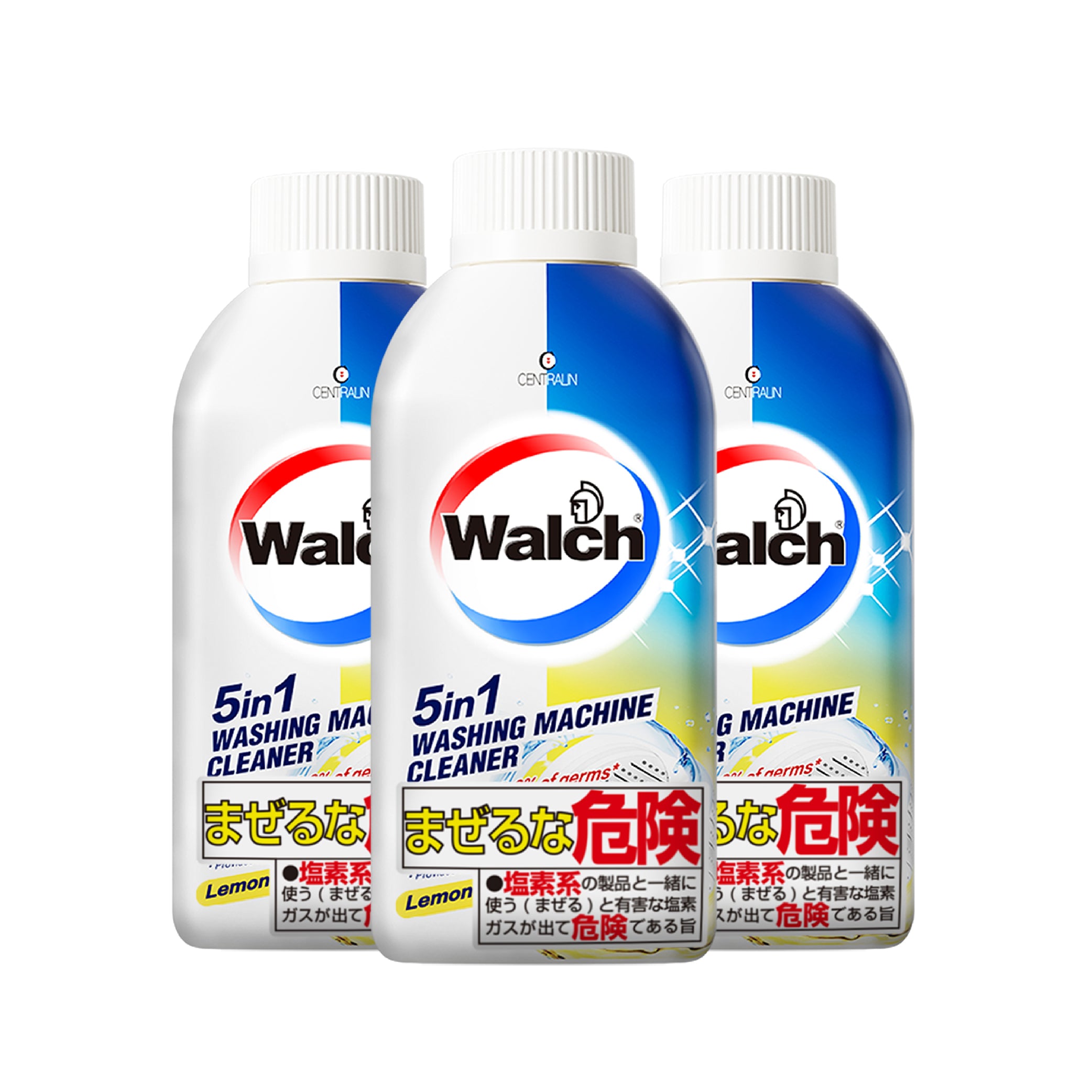 【レモン】Walch(ウォルシュ)洗濯槽クリーナー 3本セット
