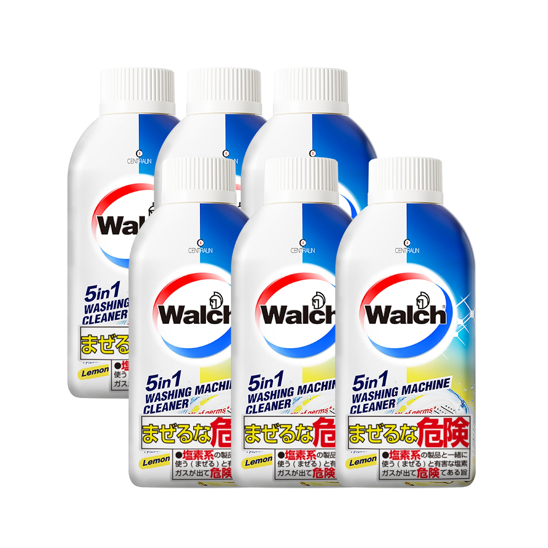 【レモン】Walch(ウォルシュ)洗濯槽クリーナー 6本セット
