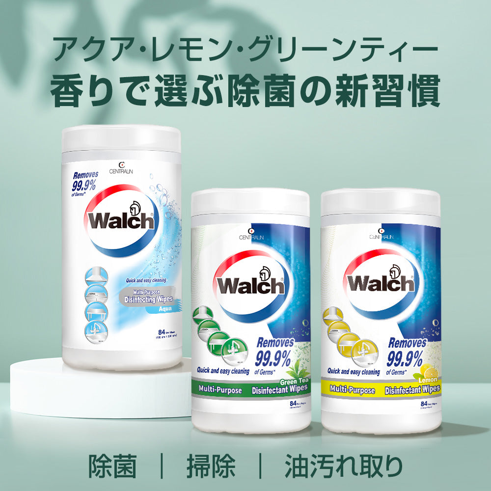 除菌ウェットシート Walch(ウォルシュ) アクア(AQUA)